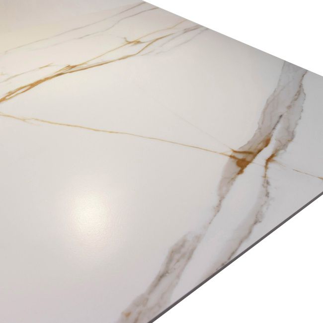 Frostbestandig glaseret porcelænsflise Sidamo Ceramstic 60 x 60 cm hvid mat 1,44 m²