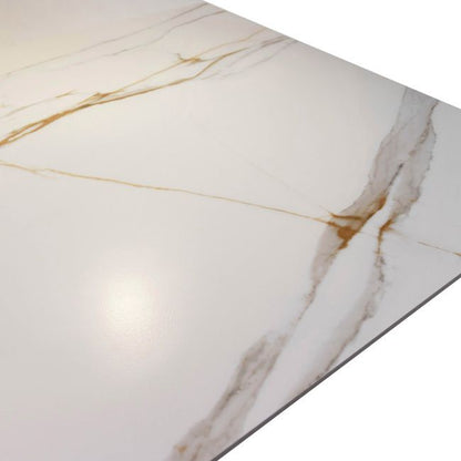 Frostbestandig glaseret porcelænsflise Sidamo Ceramstic 60 x 60 cm hvid mat 1,44 m²