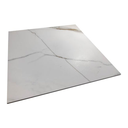 Frostbestandig glaseret Sidamo Ceramstic klinke 60 x 60 cm lappato hvid 1,44 m²