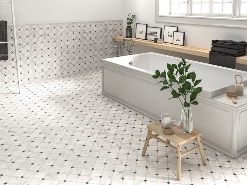 Frostbestandig glaseret Siena klinke 44 x 44 cm 1,37 m²