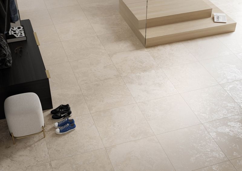 Frostbestandig glaseret Siena klinke 60 x 60 cm beige 1,44 m²