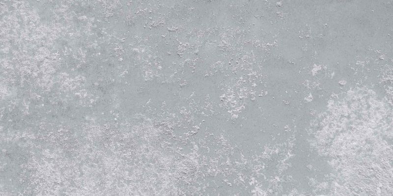 Frostbestandig, glaseret Slimtra-gulvflise 60 x 120 cm i sølv, 2,88 m²