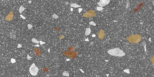 Frostsikker glasurbelagt Terazzo grey klinke 1,44 m²