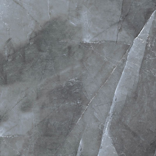 Frostbestandig glaseret Will-gulvflise 60 x 60 cm sølv mat 1,44 m²