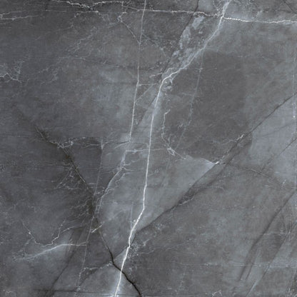 Frostbestandig glaseret Will-gulvflise 60 x 60 cm sølv mat 1,44 m²