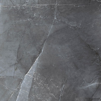 Frostbestandig glaseret Will-gulvflise 60 x 60 cm sølv mat 1,44 m²