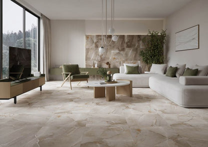 Frostbestandig glaseret klinkegulv Will 60 x 60 cm hvid mat 1,44 m²