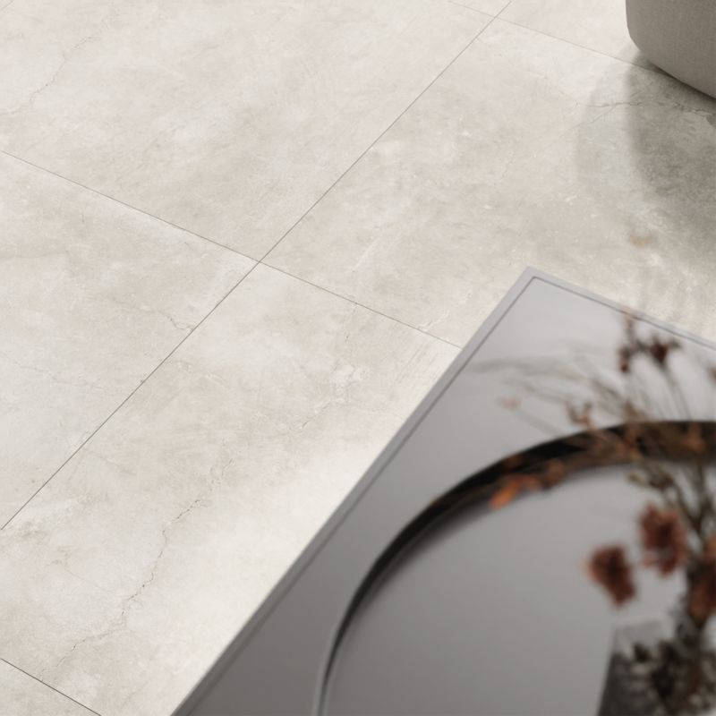 Frostbestandig terminal-gulvflise 59,7 x 59,7 cm beige 1,78 m²