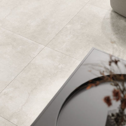 Frostbestandig terminal-gulvflise 59,7 x 59,7 cm beige 1,78 m²