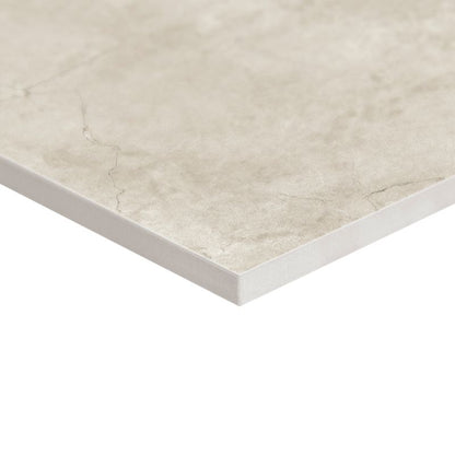 Frostbestandig terminal-gulvflise 59,7 x 59,7 cm beige 1,78 m²