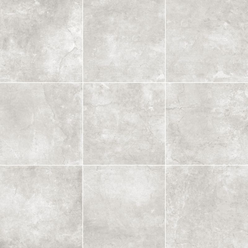 Frostbestandig porcelænsflise Terminal 59,7 x 59,7 cm sølv 1,78 m²