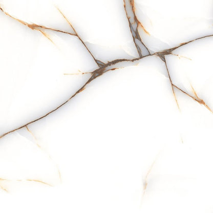 Frostbestandig Onix-gulvflise 60 x 60 cm White Lapatto