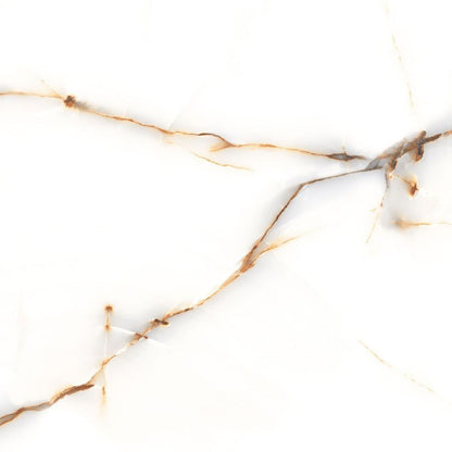 Frostbestandig Onix-gulvflise 60 x 60 cm White Lapatto
