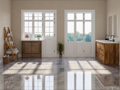 Poleret keramisk klinke Ceramstic Aplika 60 x 60 cm mørkegrå 1,44 m²