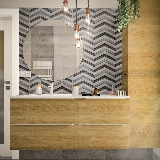 Poleret glasureret porcelænsflise Lexington Ceramstic 60 x 60 cm mørkegrå 1,44 m² 25 kg