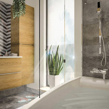 Poleret glasureret porcelænsflise Lexington Ceramstic 60 x 60 cm mørkegrå 1,44 m² 25 kg