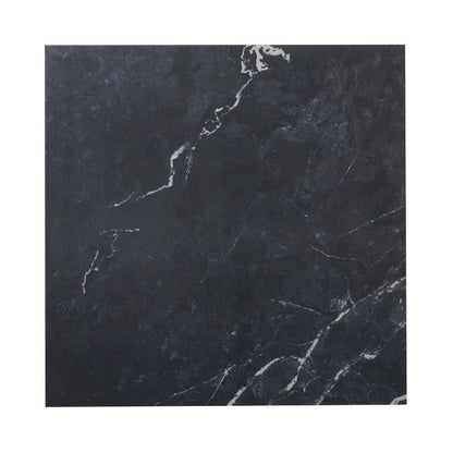 Poleret glaseret porcelænsflise Ultimate Marble GoodHome 59,5 x 59,5 cm sort 1,06 m²