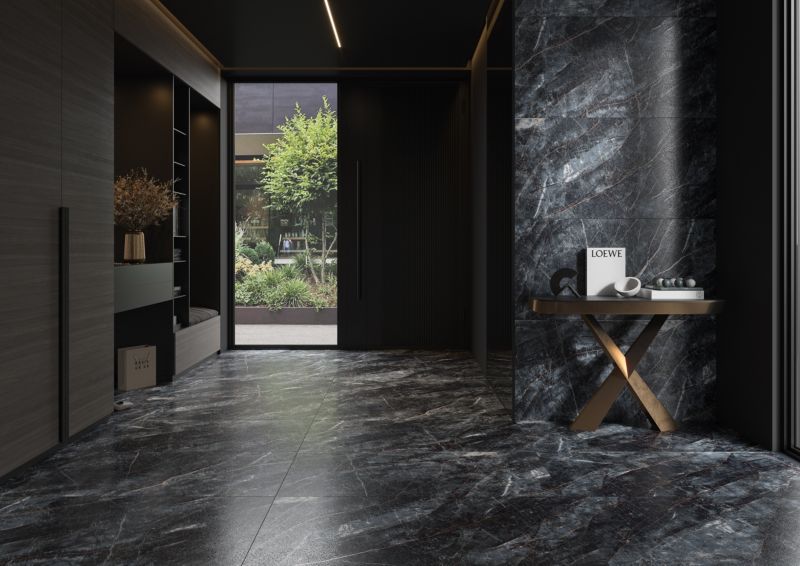 Gres Zoe 60 x 60 cm mørk sugar & carving 1,44 m²