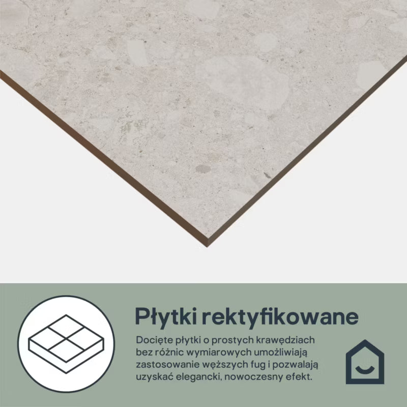 Gresflise Borsa 60x60 cm Mat 1,07 m²