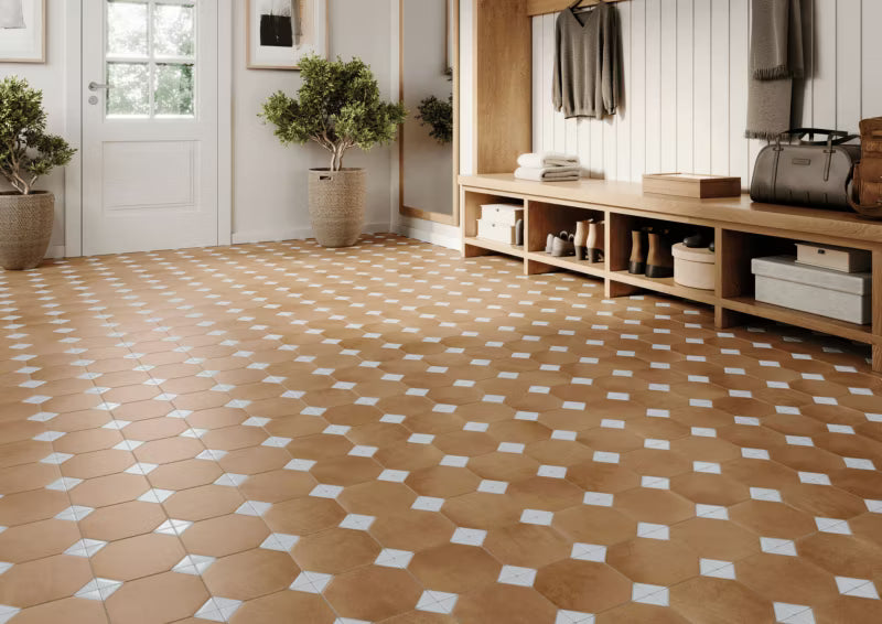 Gresklinke Dover 33x33 cm Hvid 1,08 m²