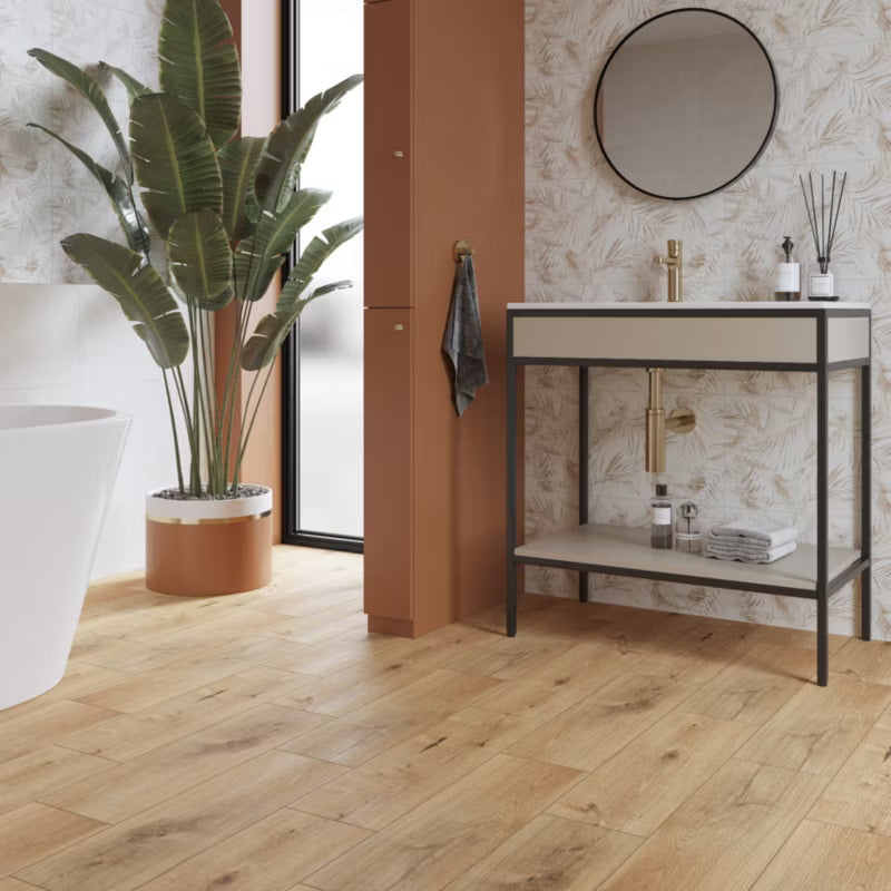 Gresklinke Ilia 18,5x59,8 cm Brun 1 m²