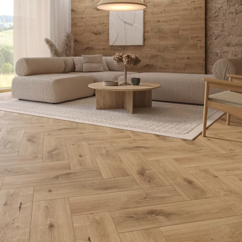 Gresklinke Ilia 18,5x59,8 cm Brun 1 m²