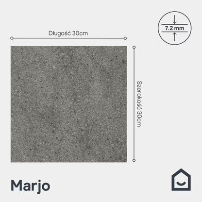 Gresklinke Marjo 30x30 cm Grå 1,62 m²