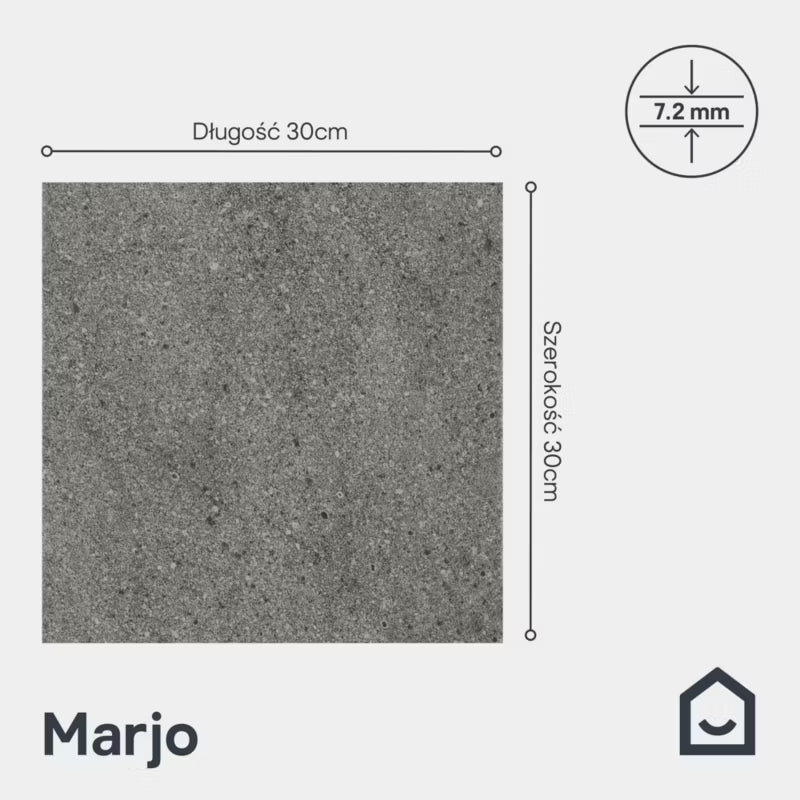 Gresklinke Marjo 30x30 cm Grå 1,62 m²
