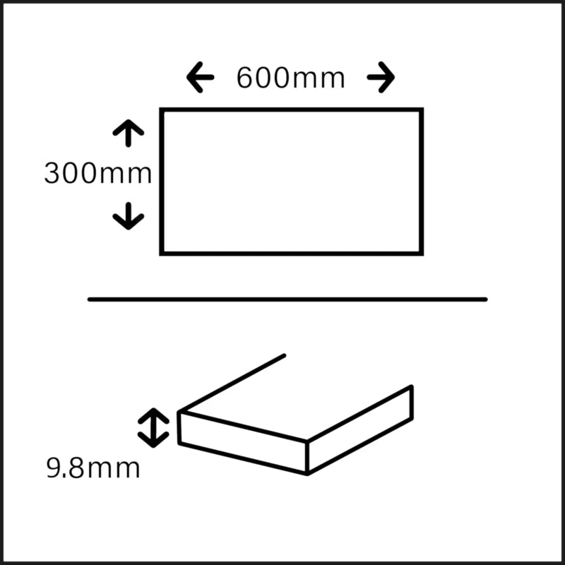 Gresklinke Metal Id 30x60 cm Antracit 1,08 m²
