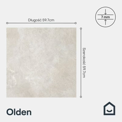 Gresklinke Olden 59,7x59,7 cm Mat 1,78 m²