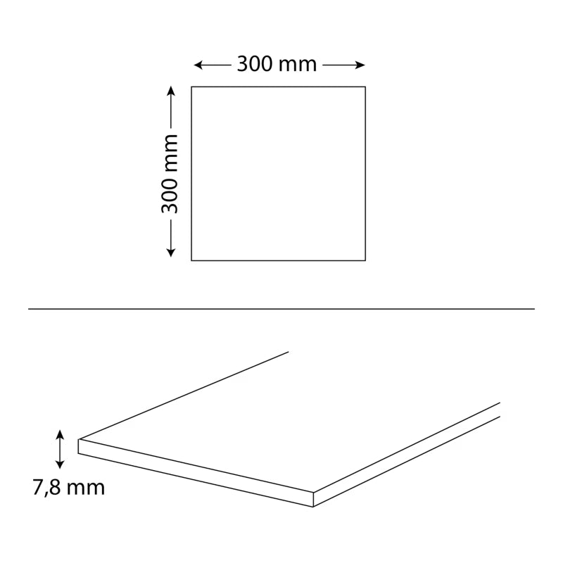 Gresklinke Rava 30x30 cm 1,35 m²