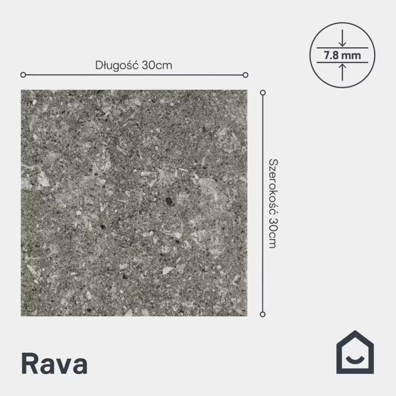 Gresklinke Rava 30x30 cm 1,35 m²