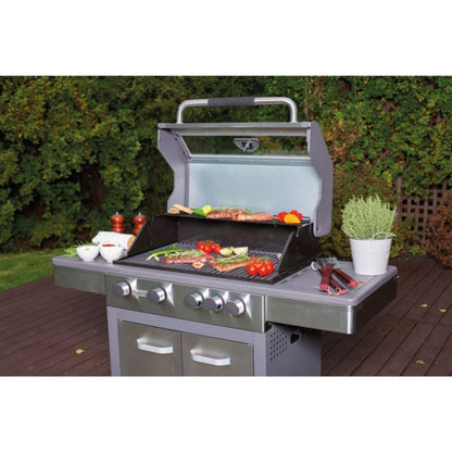 Gasgrill 4+1 Master Grill&Party med låg og glas