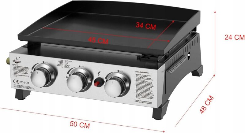 El Fuego Austin III bordgrill gasgrill 1 stk
