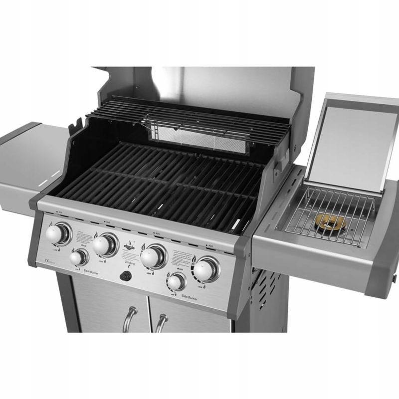 El Fuego Concord gasgrill med støbejernsrist, 1 stk.