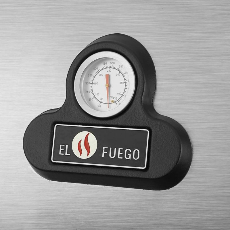 El Fuego Concord gasgrill med støbejernsrist, 1 stk.