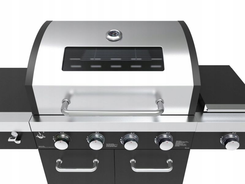 Gasgrill EL FUEGO Kingston 4+1 med LED-betjening