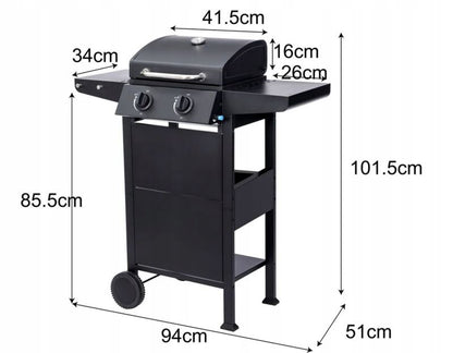 El Fuego SAN JOSE 2P gasgrill – 1 stk