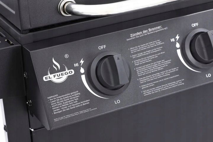 El Fuego SAN JOSE 2P gasgrill – 1 stk