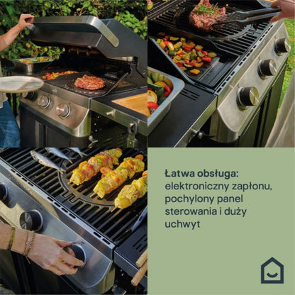 Gasgrill GoodHome Attaia med 3 brændere