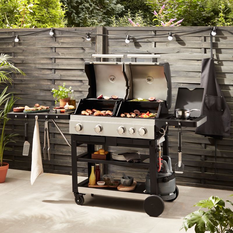 Gasgrill GoodHome Freestone med 4 brændere