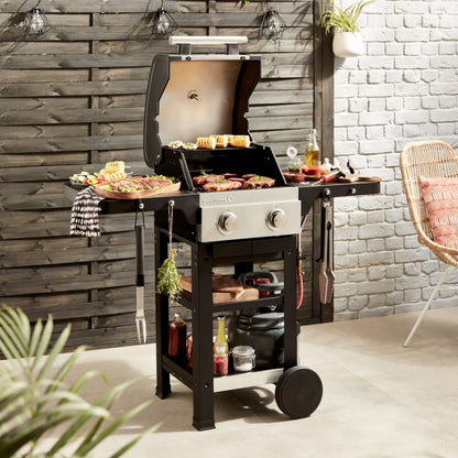 GoodHome Owsley 2.0 gasgrill med 2 brændere