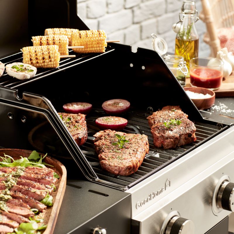 GoodHome Owsley 2.0 gasgrill med 2 brændere