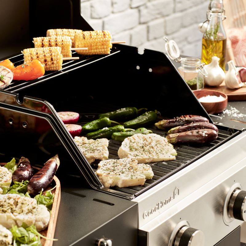 GoodHome Owsley 2.0 gasgrill med 2 brændere