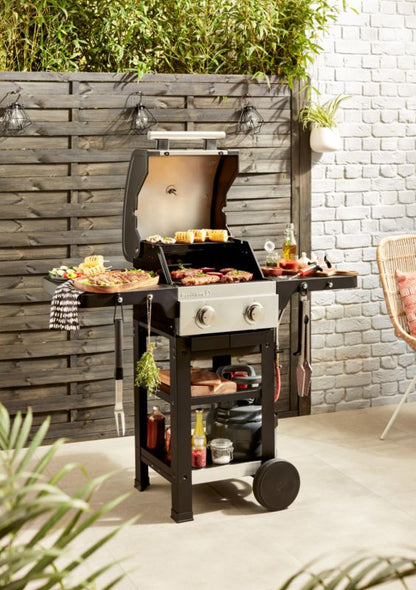GoodHome Owsley 2.0 gasgrill med 2 brændere