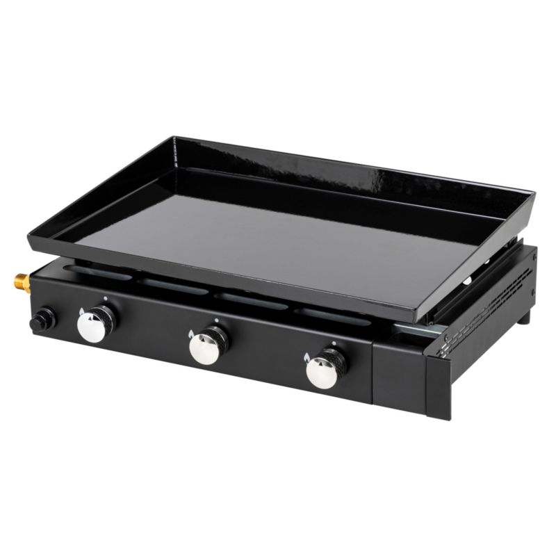 Gasgrill GoodHome Plancha med 3 brændere