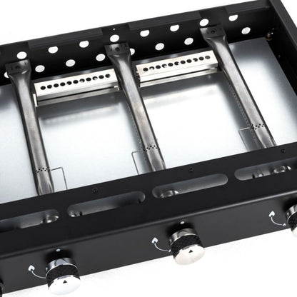 Gasgrill GoodHome Plancha med 3 brændere