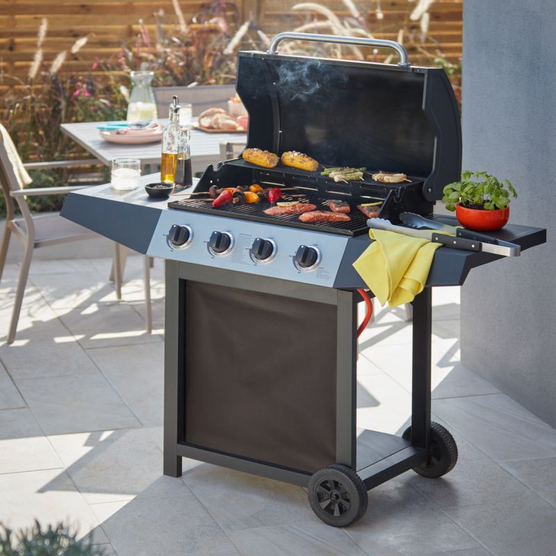 Gasgrill GoodHome Tarhar med 4 brændere