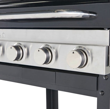 GoodHome Tippah gasgrill med 4 brændere