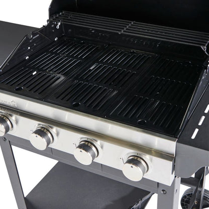 GoodHome Tippah gasgrill med 4 brændere